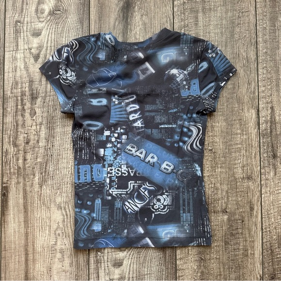 Vintage Y2K mesh top - La Belle - Picture 3 of 6